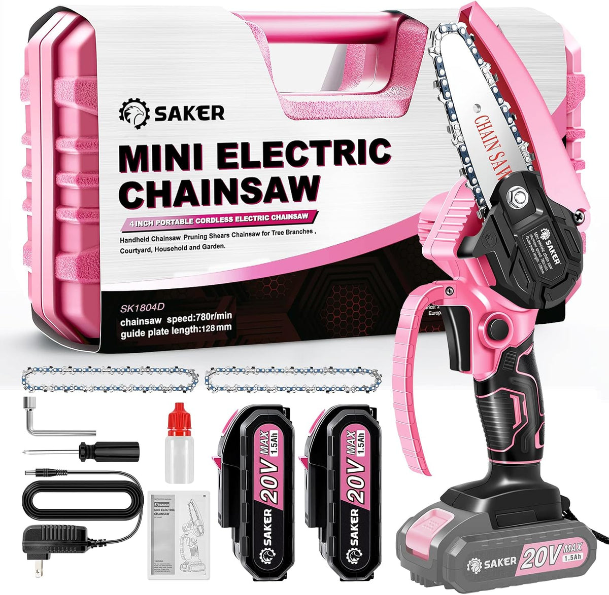 Mini Chainsaw Cordless,Portable Electric Chain Saw