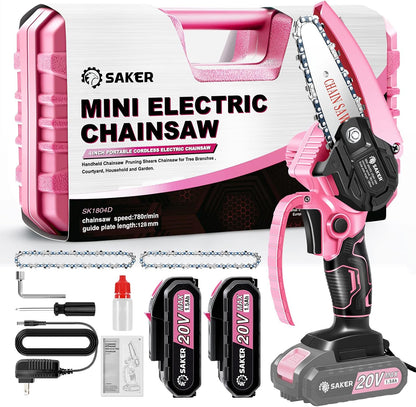 Mini Chainsaw Cordless,Portable Electric Chain Saw