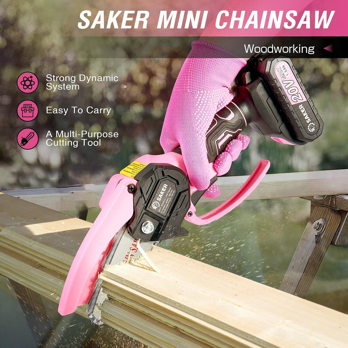 Mini Chainsaw Cordless,Portable Electric Chain Saw