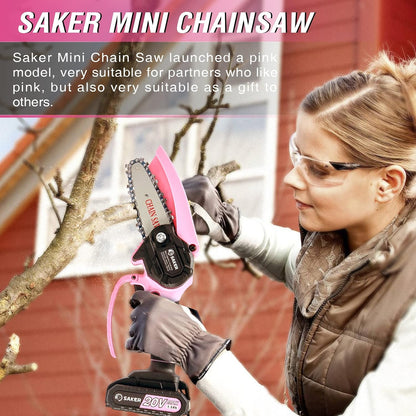 Mini Chainsaw Cordless,Portable Electric Chain Saw