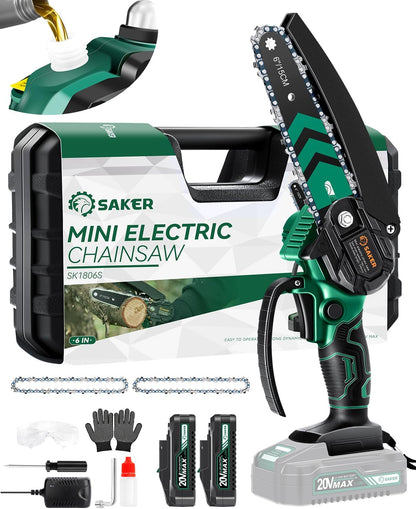 Mini Chainsaw Cordless,Portable Electric Chain Saw