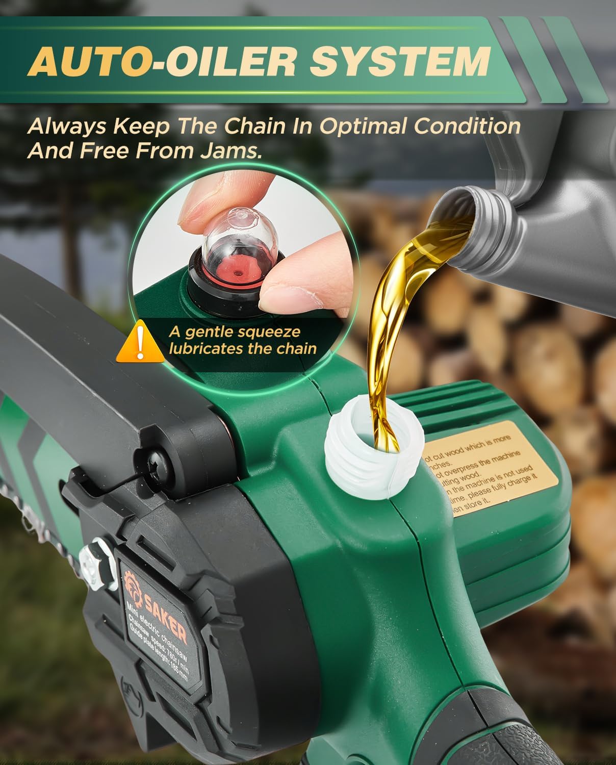 Mini Chainsaw Cordless,Portable Electric Chain Saw