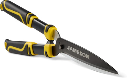 Heavy-Duty Hedge Shears – 23″ with Ultra-Sharp Non-Stick Blades, Lightweight Aluminum Frame, and Shock-Absorbing Grip