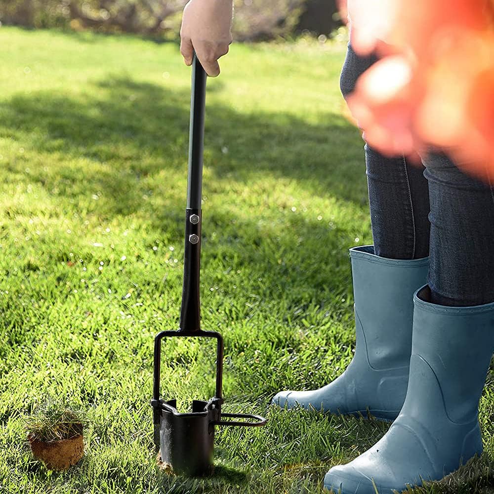 Long Handle Bulb Planter Tool, Tulip Plant Hole Digger, Sod Plugger