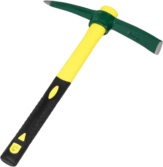 15inch Forged Adze Pick, Weeding Mattock Hoe, Pick Axe,1.4LB
