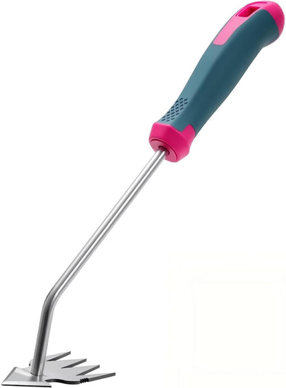 2026 Upgraded Weed Puller Tool, Leverage Base & V-Shaped Forks, Hand Weeder