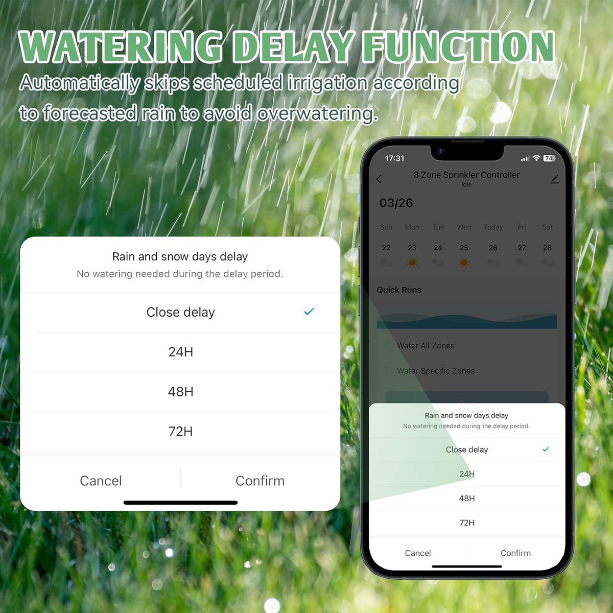 WiFi Smart Sprinkler Controller, 8 Zone