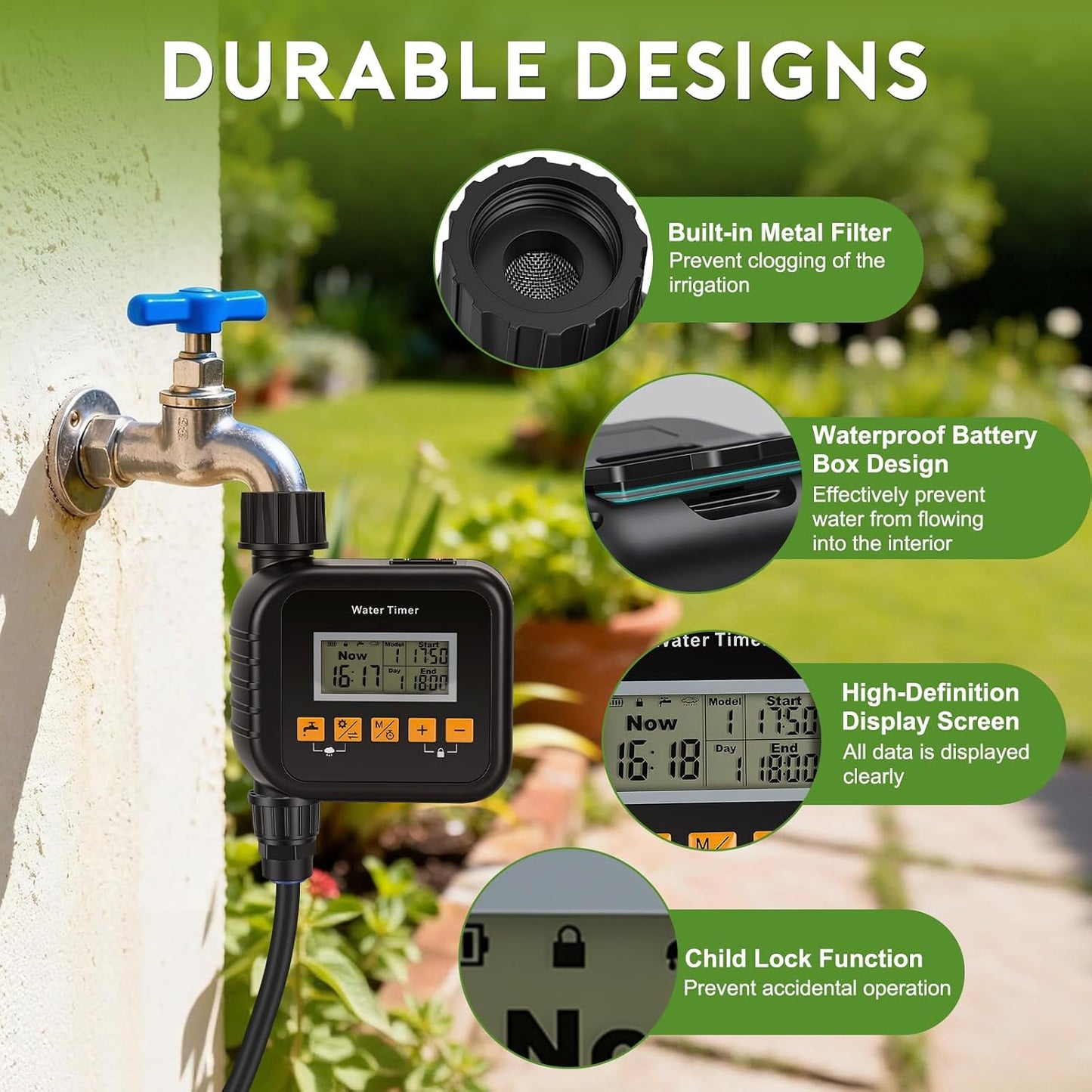 WiFi Smart Sprinkler Controller, 8 Zone