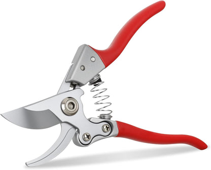 Pruning Shears Garden Shears 8.6" Professional Bypass Garden Scissors Yard Clippers with Sharp SK5 Steel Blade Heavy Duty Hand Pruners for Branch Flower Plant Trimming Cutting Gardening Tools