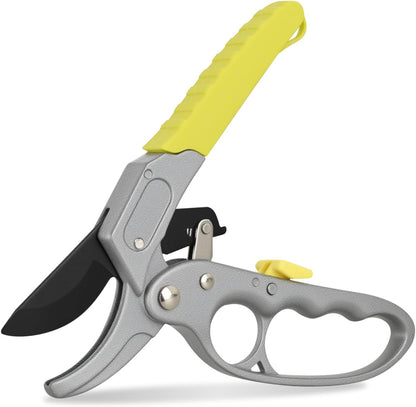 Pruning Shears Garden Shears 8.6" Professional Bypass Garden Scissors Yard Clippers with Sharp SK5 Steel Blade Heavy Duty Hand Pruners for Branch Flower Plant Trimming Cutting Gardening Tools