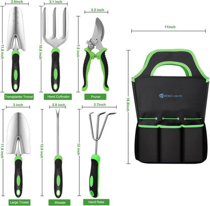Pruning Shears Garden Shears 8.6" Professional Bypass Garden Scissors Yard Clippers with Sharp SK5 Steel Blade Heavy Duty Hand Pruners for Branch Flower Plant Trimming Cutting Gardening Tools