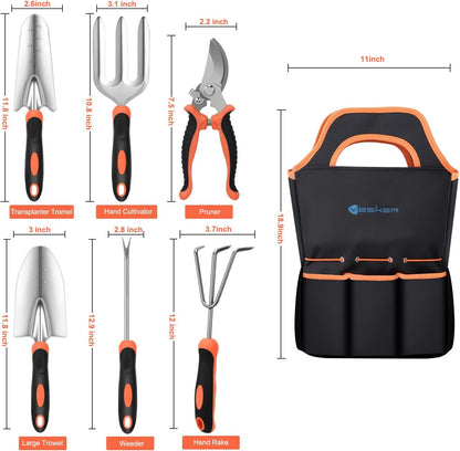 Pruning Shears Garden Shears 8.6" Professional Bypass Garden Scissors Yard Clippers with Sharp SK5 Steel Blade Heavy Duty Hand Pruners for Branch Flower Plant Trimming Cutting Gardening Tools