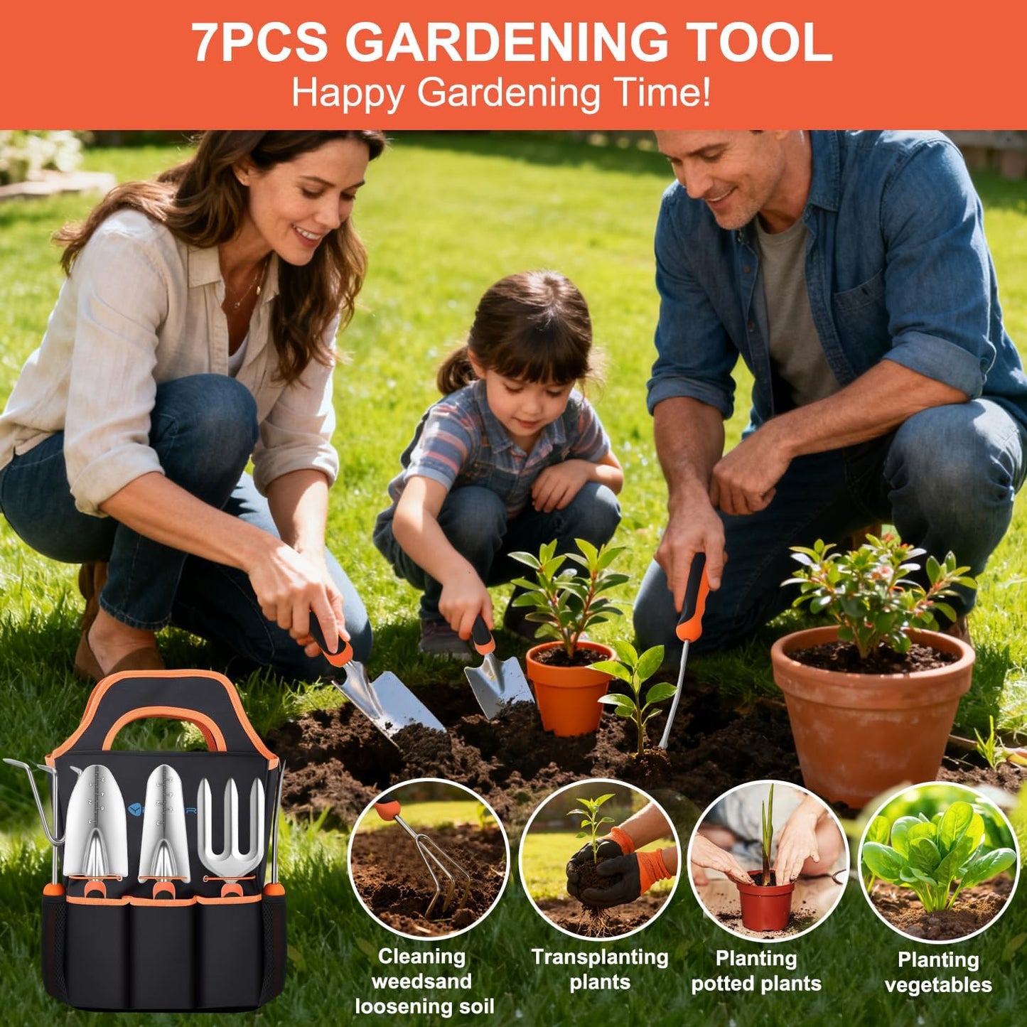Pruning Shears Garden Shears 8.6" Professional Bypass Garden Scissors Yard Clippers with Sharp SK5 Steel Blade Heavy Duty Hand Pruners for Branch Flower Plant Trimming Cutting Gardening Tools