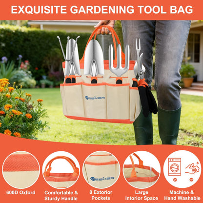 Pruning Shears Garden Shears 8.6" Professional Bypass Garden Scissors Yard Clippers with Sharp SK5 Steel Blade Heavy Duty Hand Pruners for Branch Flower Plant Trimming Cutting Gardening Tools