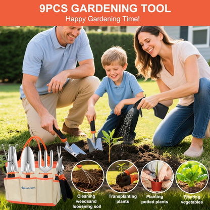 Pruning Shears Garden Shears 8.6" Professional Bypass Garden Scissors Yard Clippers with Sharp SK5 Steel Blade Heavy Duty Hand Pruners for Branch Flower Plant Trimming Cutting Gardening Tools