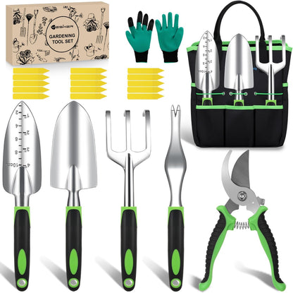 Pruning Shears Garden Shears 8.6" Professional Bypass Garden Scissors Yard Clippers with Sharp SK5 Steel Blade Heavy Duty Hand Pruners for Branch Flower Plant Trimming Cutting Gardening Tools