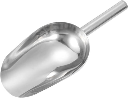 Garden Soil Scoop 9.45 x 3.74 Stainless Steel Hand Shovel Spade with Handle for Planting Weeding Digging
