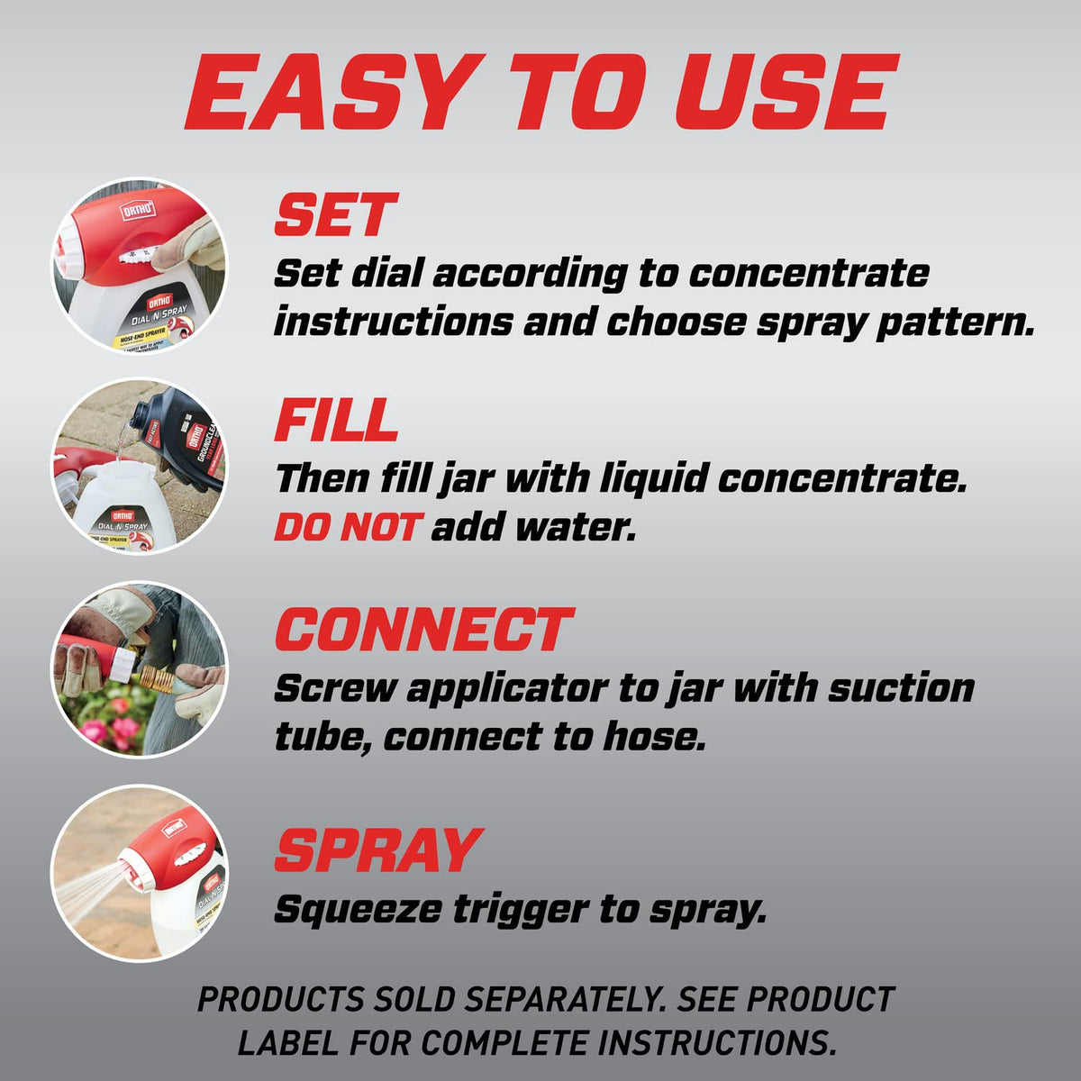 Dial N Spray Hose End Sprayer