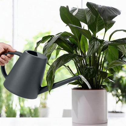Plastic Watering Can for Home Plant Garden 1/2 Gallon Green