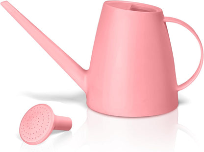 Plastic Watering Can for Home Plant Garden 1/2 Gallon Green