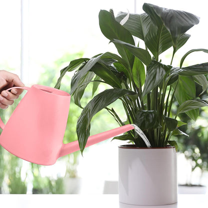 Plastic Watering Can for Home Plant Garden 1/2 Gallon Green