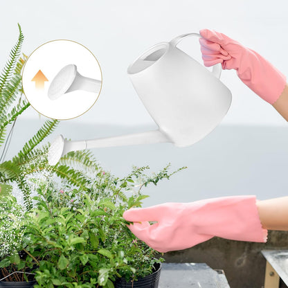 Plastic Watering Can for Home Plant Garden 1/2 Gallon Green