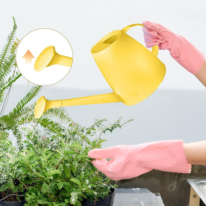 Plastic Watering Can for Home Plant Garden 1/2 Gallon Green