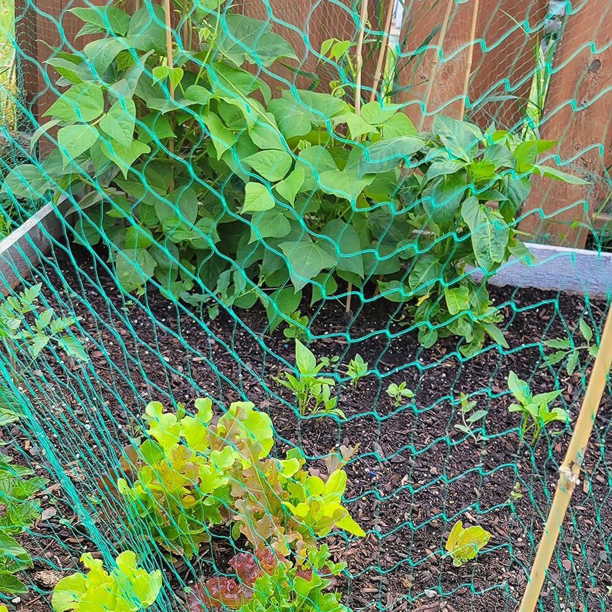 Bird Netting for Garden Protect Vegetable Plants and Fruit Trees, 13x33ft