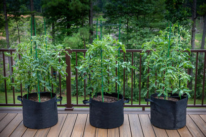 10-Pack 5 Gallon Grow Bags Fabric Pots with Heavy Duty Handles