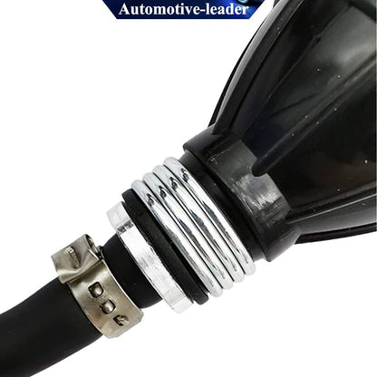 Fuel Line Assembly, Outboard Motor Inner Diameter 10mm 3/8inch Outer 5/8inch Dia Hose Marine Boat RVs Assembly with Primer Bulb Steel Clamps