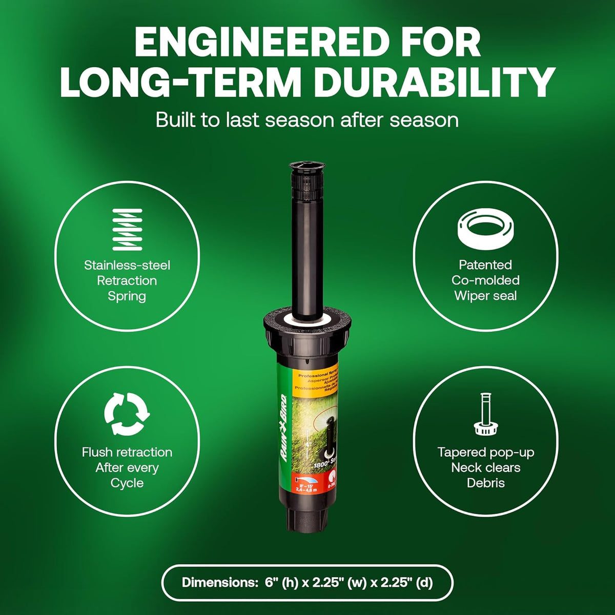 1804VAN 1800 Series Professional - 4 Inch Pop Up Sprinkler Head