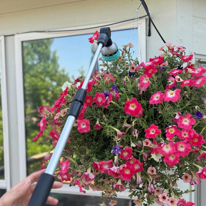 Foxglove Extended 28–36” Garden Hose Watering Wand with Swivel Head