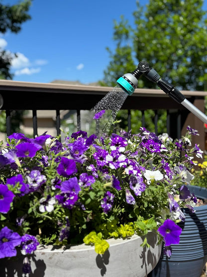 Foxglove Extended 28–36” Garden Hose Watering Wand with Swivel Head
