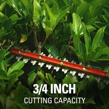 24V Cordless Shear Shrubber, 1.5Ah USB Battery and Charger Included