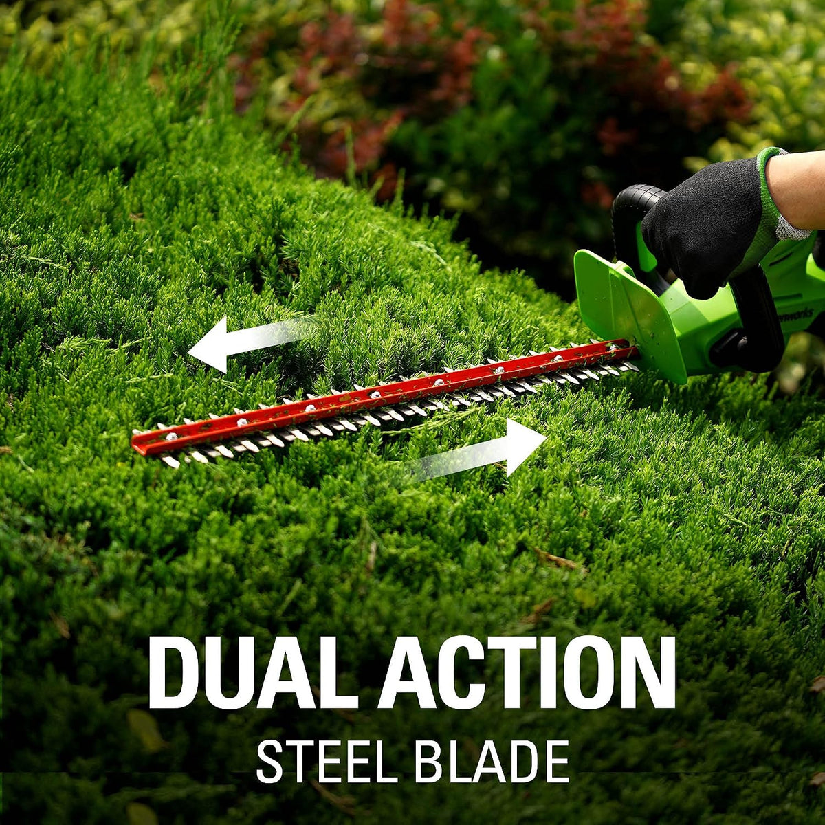 24V Cordless Shear Shrubber, 1.5Ah USB Battery and Charger Included