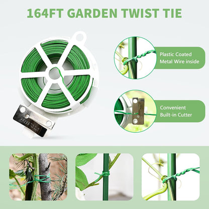 39.4" H Cucumber Trellis, 2 Pack Foldable A Frame Garden Trellis