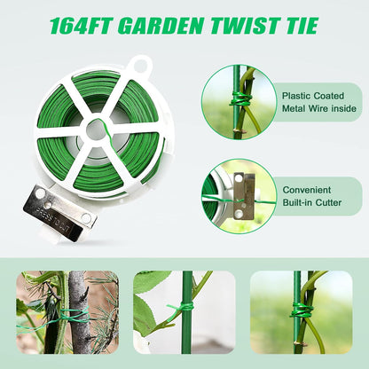 39.4" H Cucumber Trellis, 2 Pack Foldable A Frame Garden Trellis
