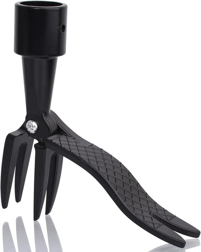 Stand Up Weed Puller an Upright Weeding Tool Standing Weed Clip No Bending 4 Claws