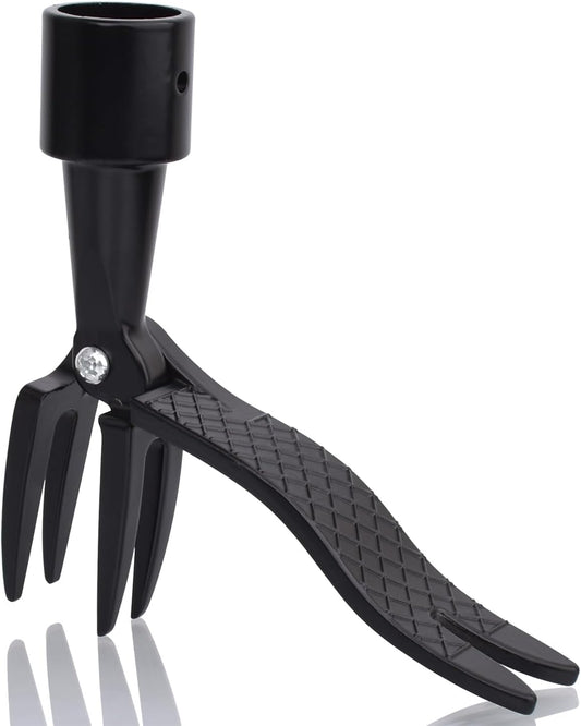 Stand Up Weed Puller an Upright Weeding Tool Standing Weed Clip No Bending 4 Claws
