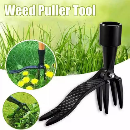 Stand Up Weed Puller an Upright Weeding Tool Standing Weed Clip No Bending 4 Claws