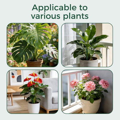 12 Pack Stackable Monstera Plant Support Stakes with Twist Ties and Hook and Loop Tape, Plant Stakes for Indoor Plants, Pothos and Philodendron