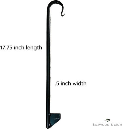 Garden Hose Guide Stakes Heavy Duty – Solid Metal Powder Coated Rust Resistant Hose Guards for Flower Beds, Garden Borders, Landscaping – Amish Handmade Lancaster PA (Single Pack)