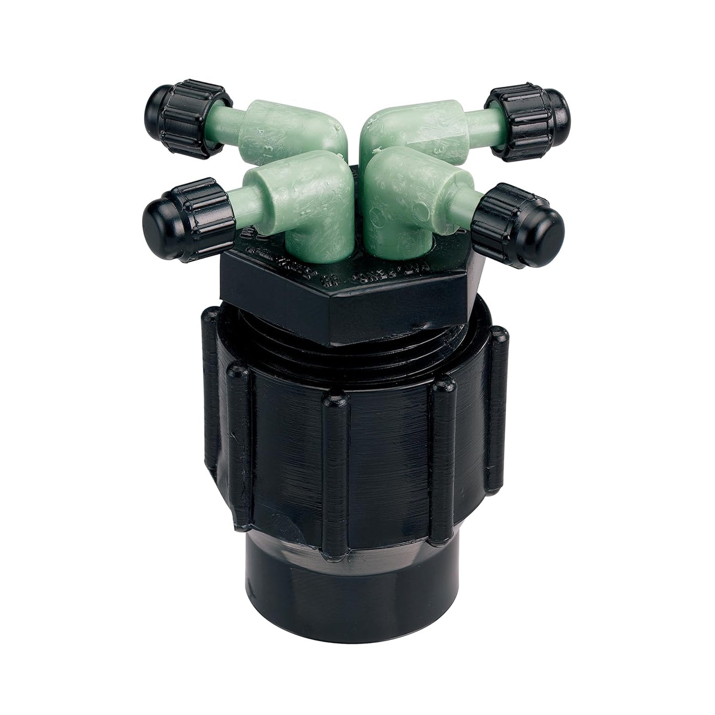 3-Pack 69025 Drip System 4-Port Watering Manifold for 1/4 Inch Tube - Efficient Garden Irrigation