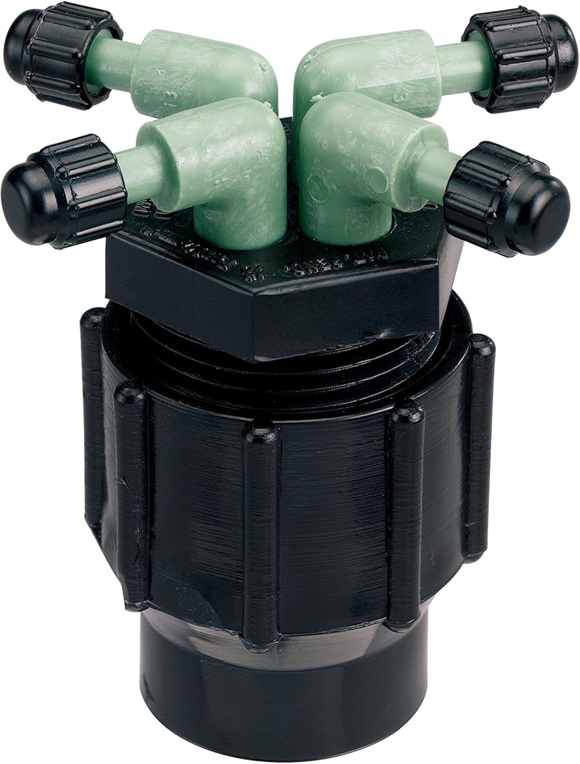 3-Pack 69025 Drip System 4-Port Watering Manifold for 1/4 Inch Tube - Efficient Garden Irrigation