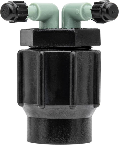3-Pack 69025 Drip System 4-Port Watering Manifold for 1/4 Inch Tube - Efficient Garden Irrigation
