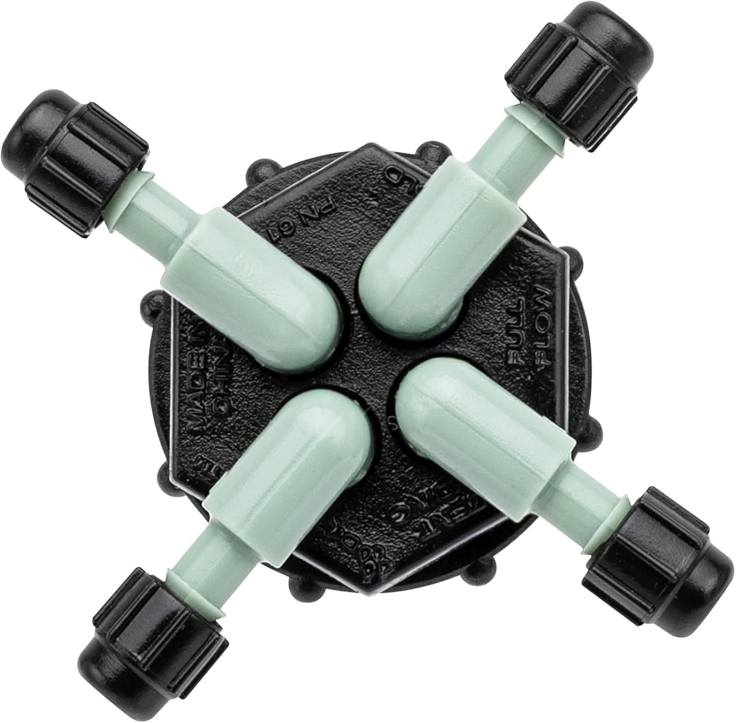 3-Pack 69025 Drip System 4-Port Watering Manifold for 1/4 Inch Tube - Efficient Garden Irrigation