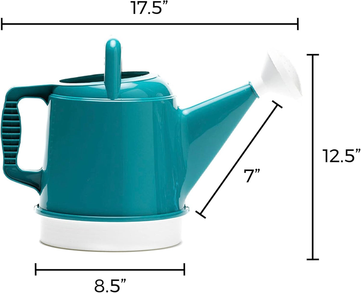 Watering Can Deluxe 2 Gallon (256 Fl Oz) Classic Blue