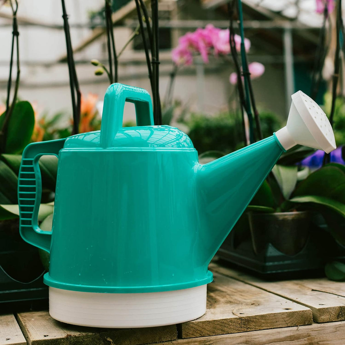 Watering Can Deluxe 2 Gallon (256 Fl Oz) Classic Blue