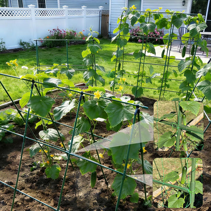 Cucumber Trellis, 48"x48" A-Frame Trellis for Raised Bed, Garden Trellis for Climbing Plants Outdoor, Plant Support for Vegetables Vines