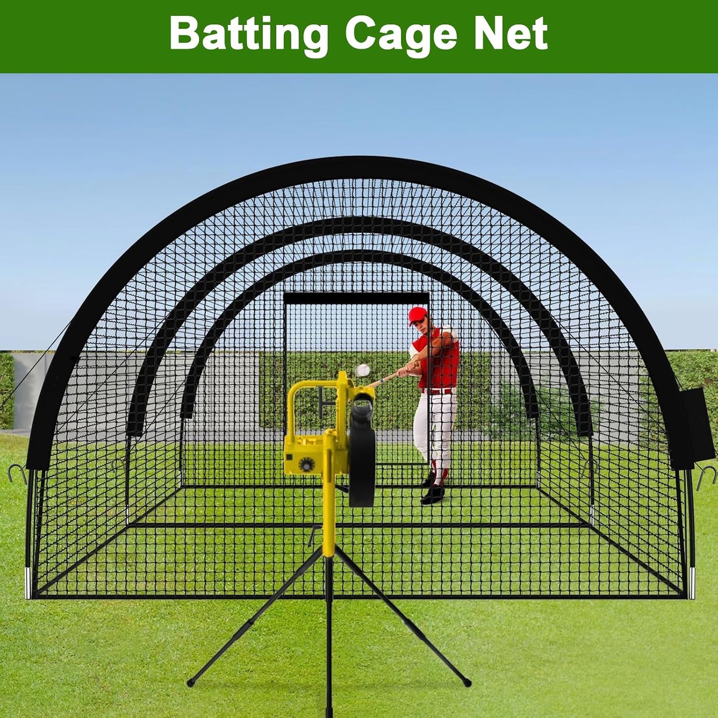 Rebar Stakes 12 Inch J Hook, Premium Anti-Rust Tent Stakes for Canopy